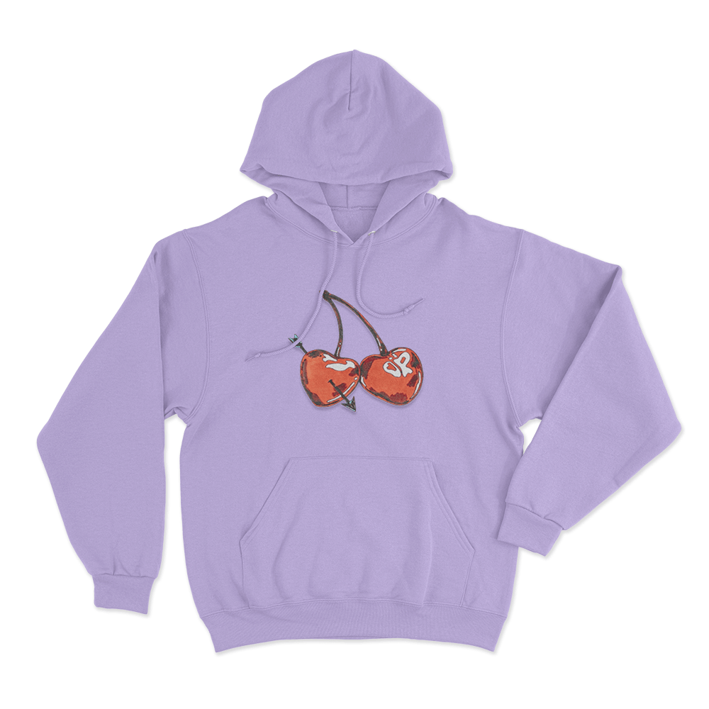 Cherries Crewneck Unisex Hoodie Purple Cherries Crewneck Unisex Hoodie Purple