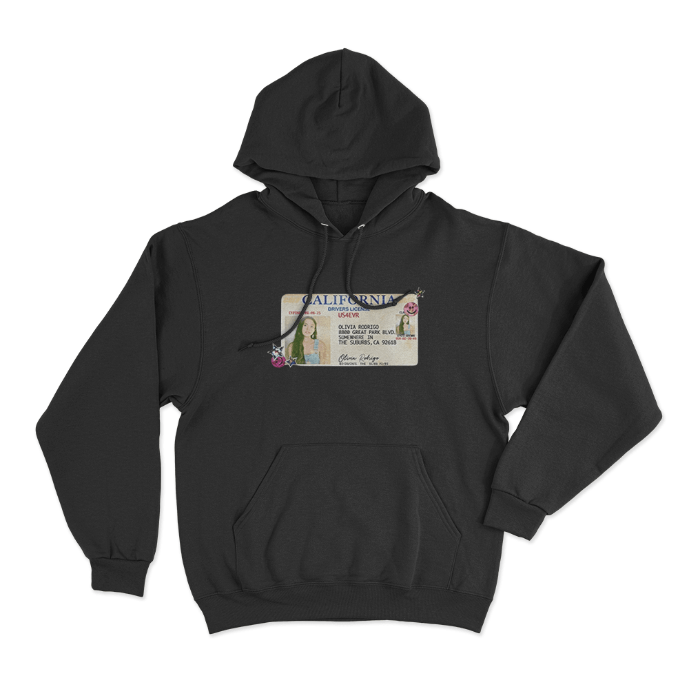 Drivers License 5 Year Anniversary Unisex Hoodie Black Drivers License 5 Year Anniversary Unisex Hoodie Black