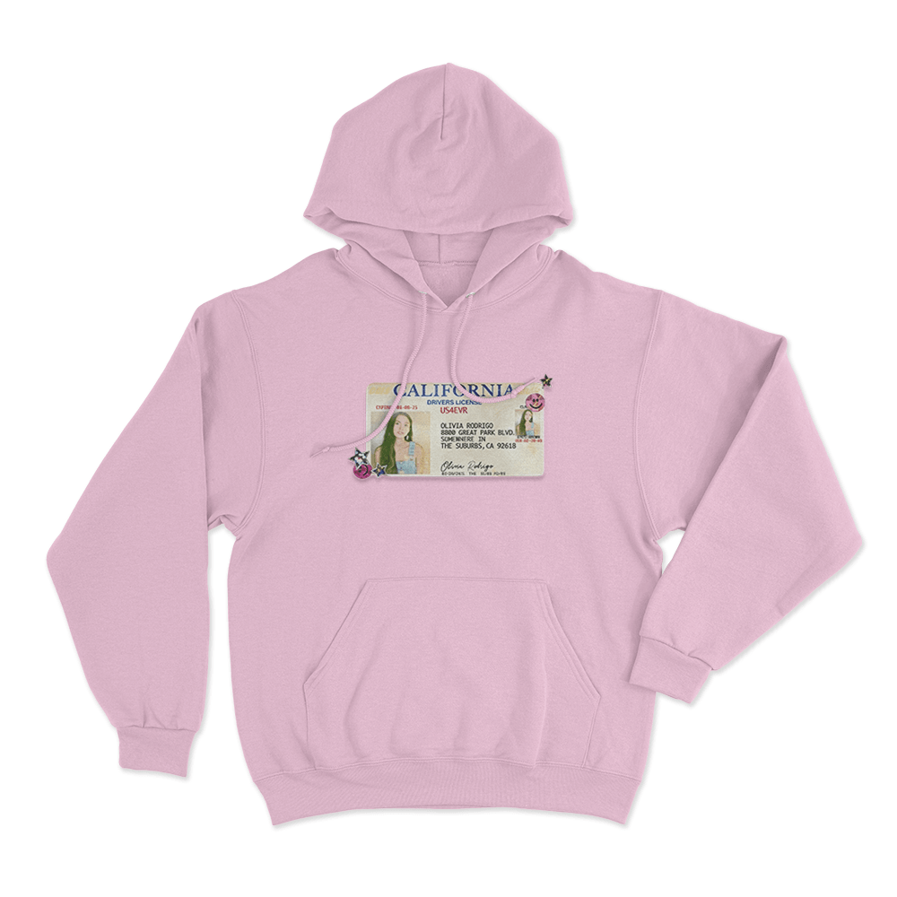 Drivers License 5 Year Anniversary Unisex Hoodie Pink Drivers License 5 Year Anniversary Unisex Hoodie Pink