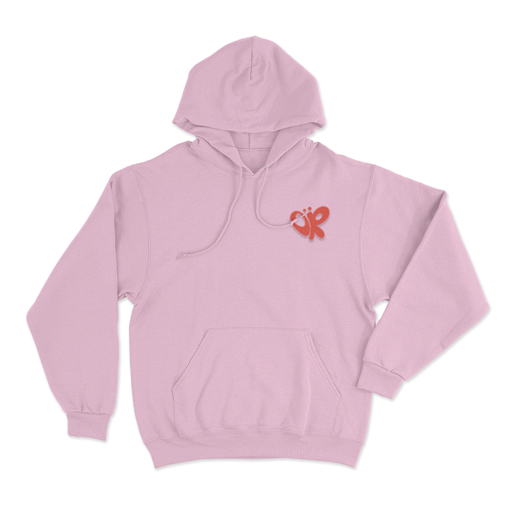 OR Butterfly Logo Unisex Hoodie Pink OR Butterfly Logo Unisex Hoodie Pink