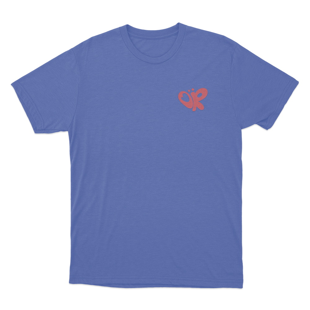 OR Butterfly Logo Unisex T Shirt Blue OR Butterfly Logo Unisex T Shirt Blue