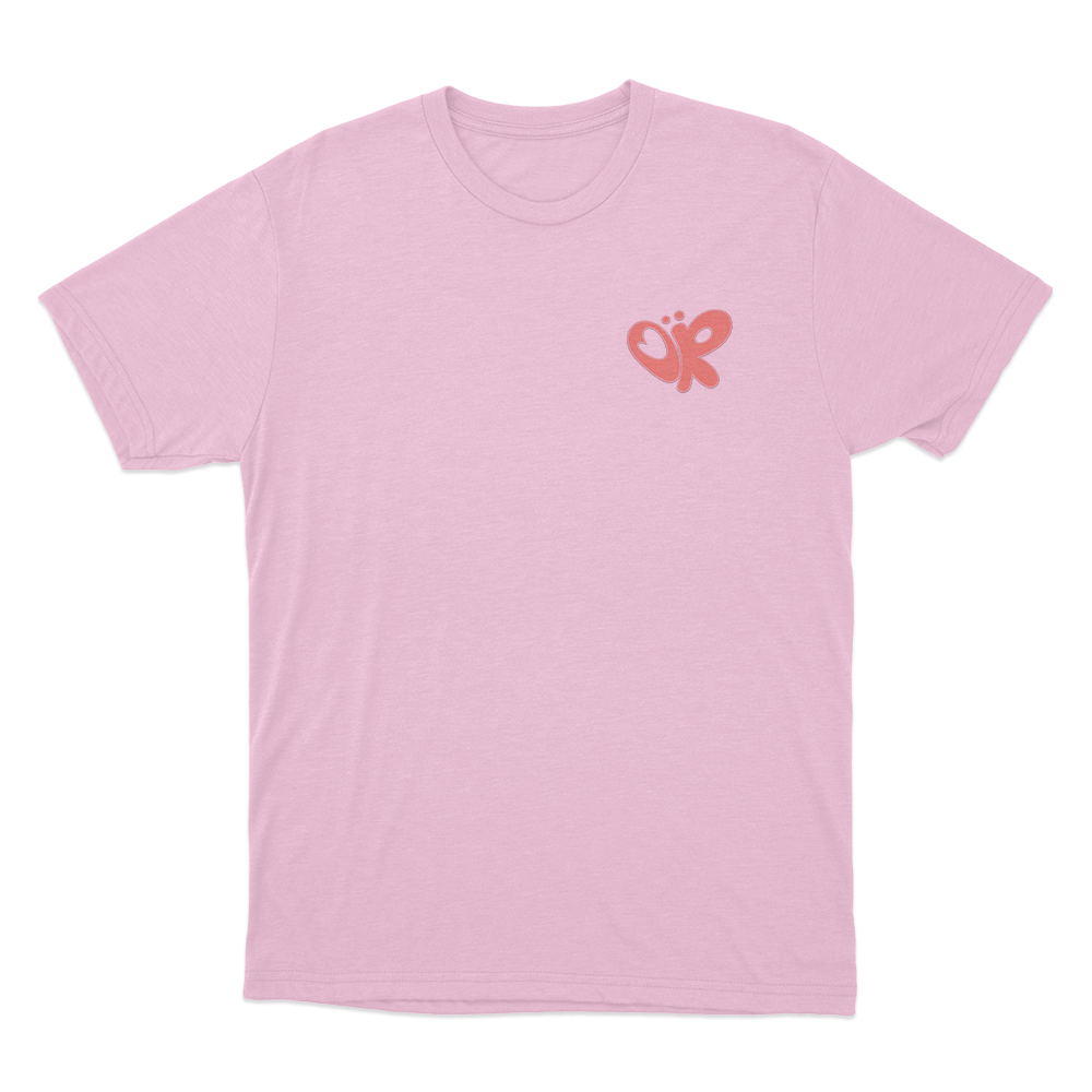OR Butterfly Logo Unisex T Shirt Pink OR Butterfly Logo Unisex T Shirt Pink