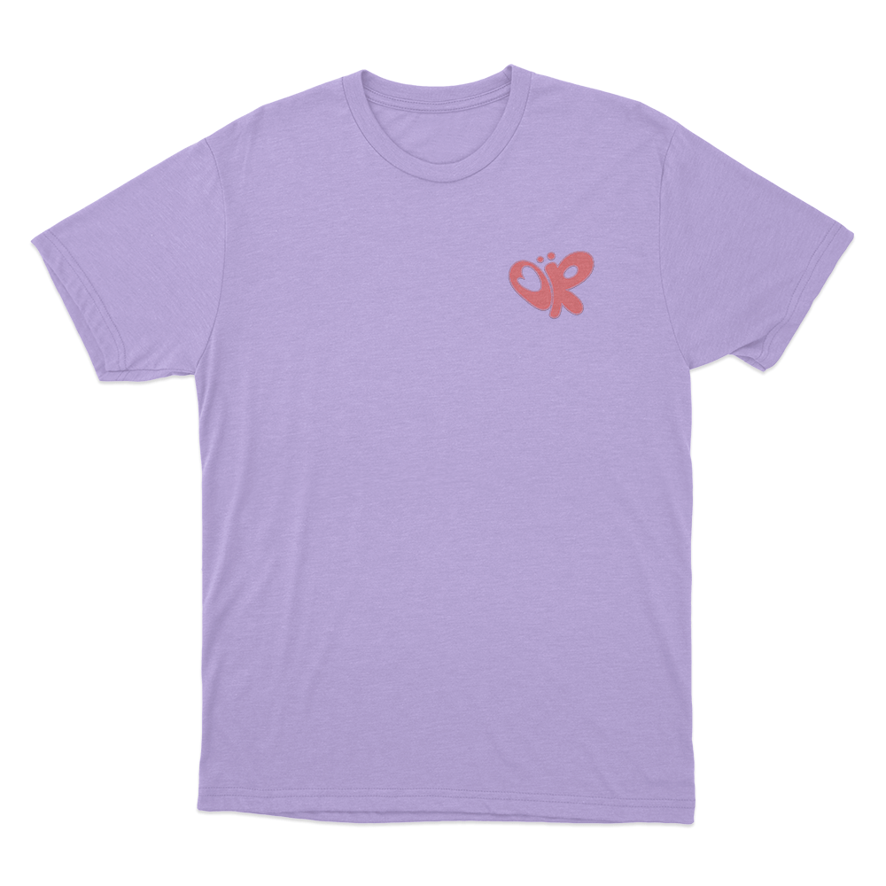 OR Butterfly Logo Unisex T Shirt Purple OR Butterfly Logo Unisex T Shirt Purple